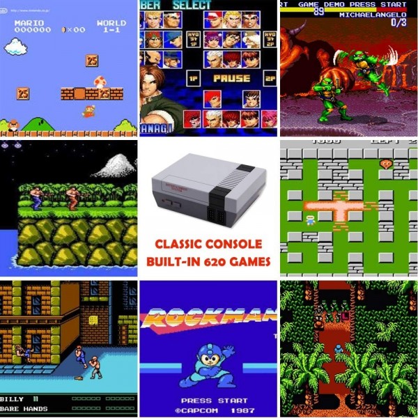 Ретро конзола Nintendo с 620 вградени игри