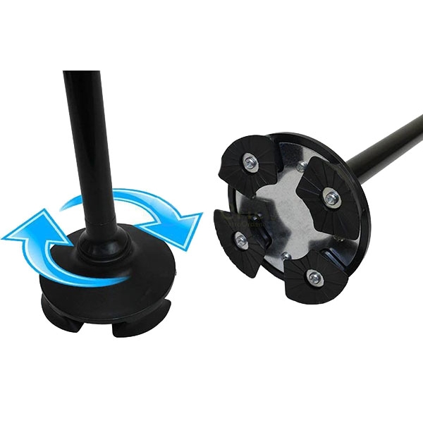 Сгъваем бастун с прожектор 