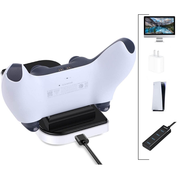 Стойка и зарядно за PS5 джойстици