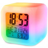 Светещ будилник с LED светлини – различни цветове Светещ будилник с LED светлини – различни цветове