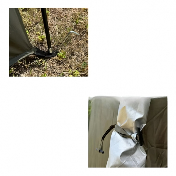 Двойна преносима баня или тоалетна