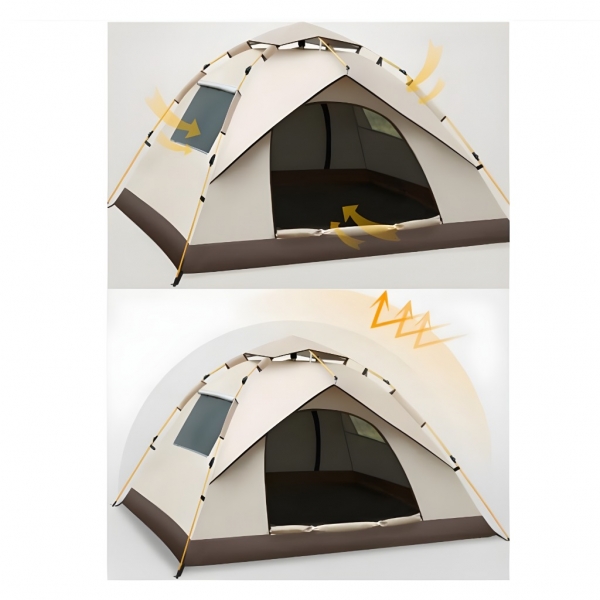 Палатка с два прозореца и две врати 