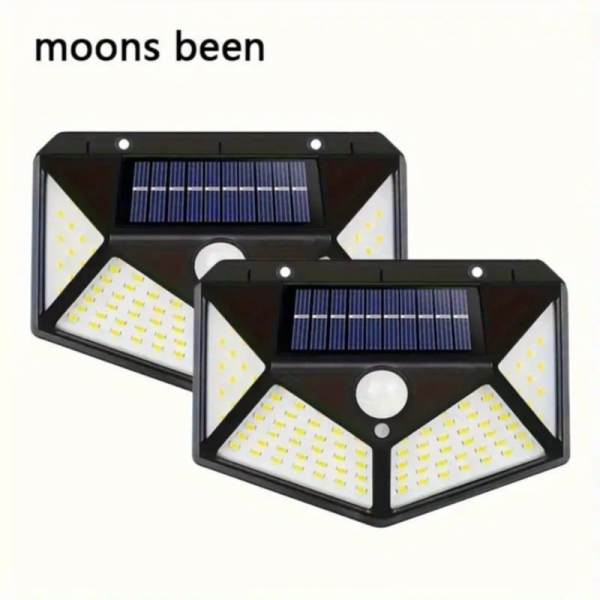 2 броя соларни лампи с 100 LED