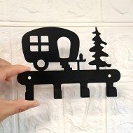 Метална закачалка за ключове - каравана