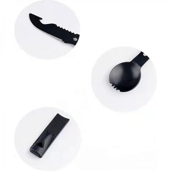 Компактен многофункционален инструмент за оцеляване 7 в 1