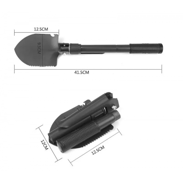 Многофункционална сгъваема военна лопата 