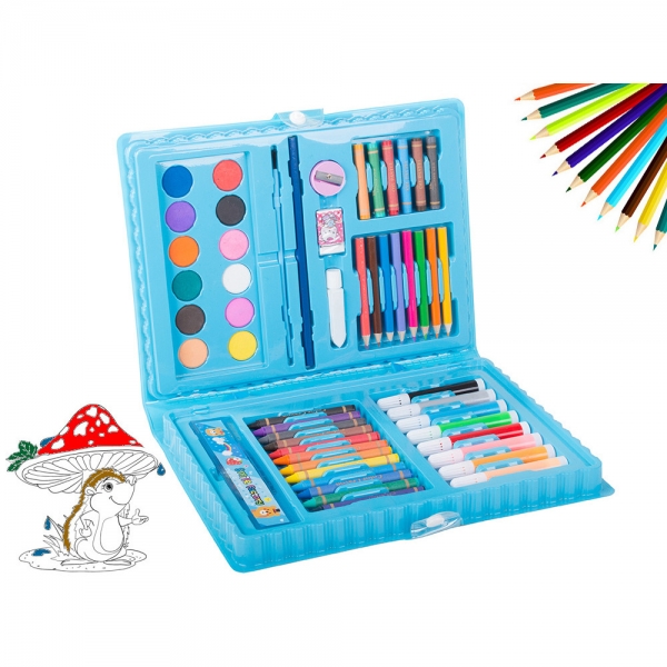 Детски комплект за рисуване в куфар 68 части 