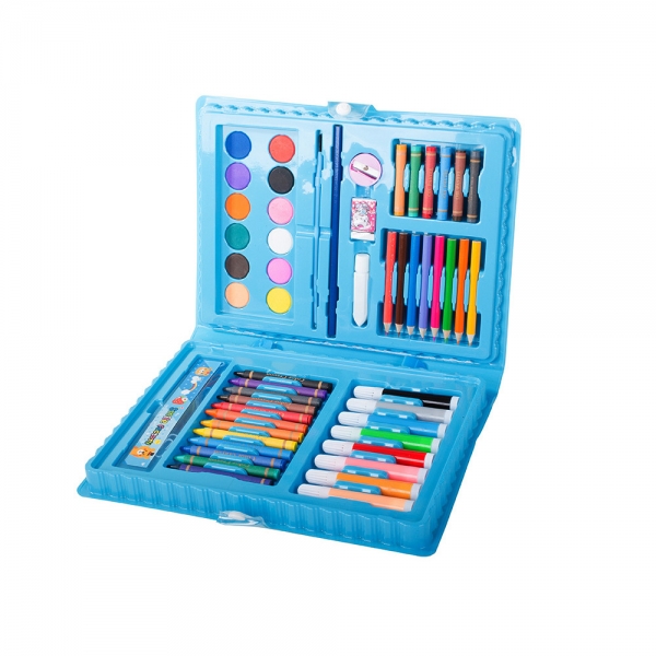 Детски комплект за рисуване в куфар 68 части 