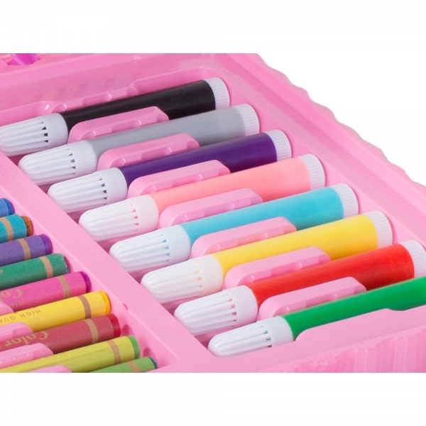 Детски комплект за рисуване в куфар 68 части 