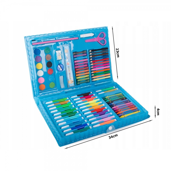 Детски комплект за рисуване в куфар 86 части!