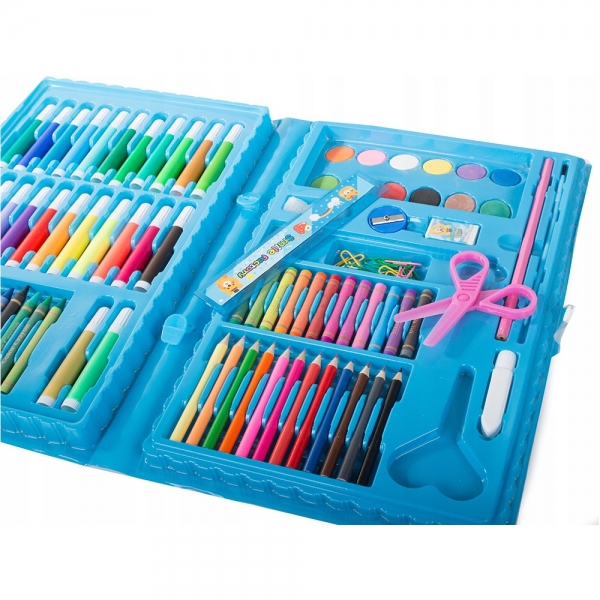 Детски комплект за рисуване в куфар 86 части!