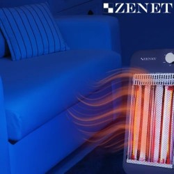 Инфрачервен карбон нагревател за под Zenet 517, Черен, 1000W Инфрачервен карбон нагревател за под Zenet 517, Черен, 1000W