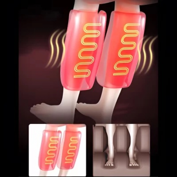 Масажен стол ZENET ZET-1288 сив цвят с функция за безтегловност и загряване